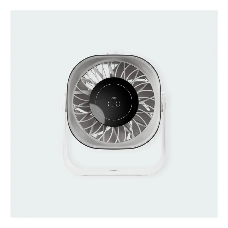Firefly Desk Fan with Digital Display 6W Rechargeable