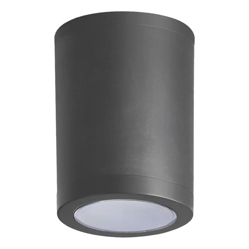 Firefly Dione Cylinder Ceiling Fixture IP65 E27 Dark Gray