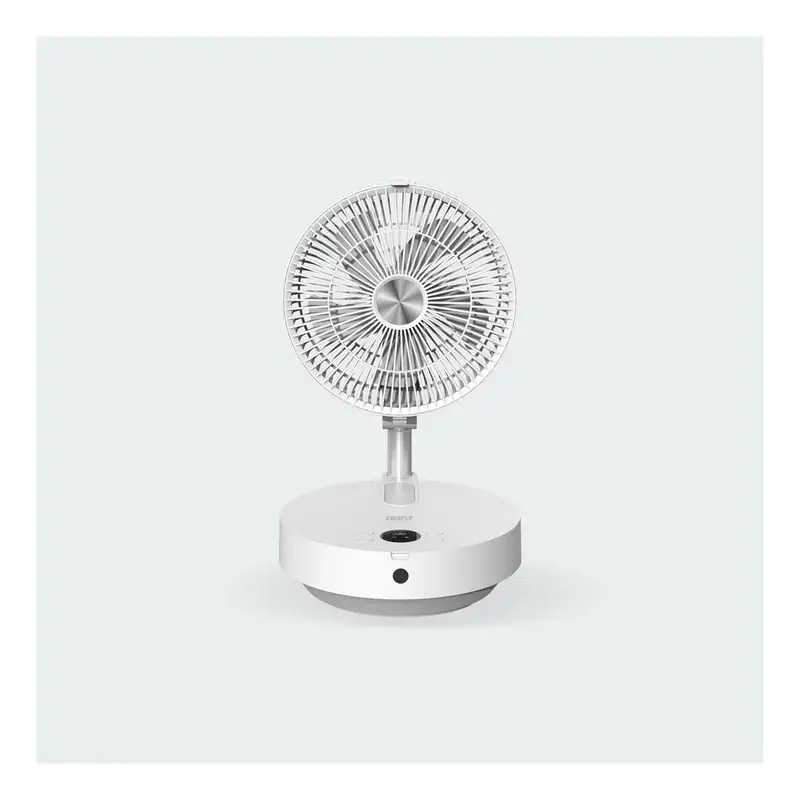 Firefly Rechargeable Foldable Telescopic Stand Fan with Night Lamp 15W