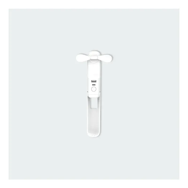 Firefly Handy Fan with Torch Light and Power Bank 4.2W Beige