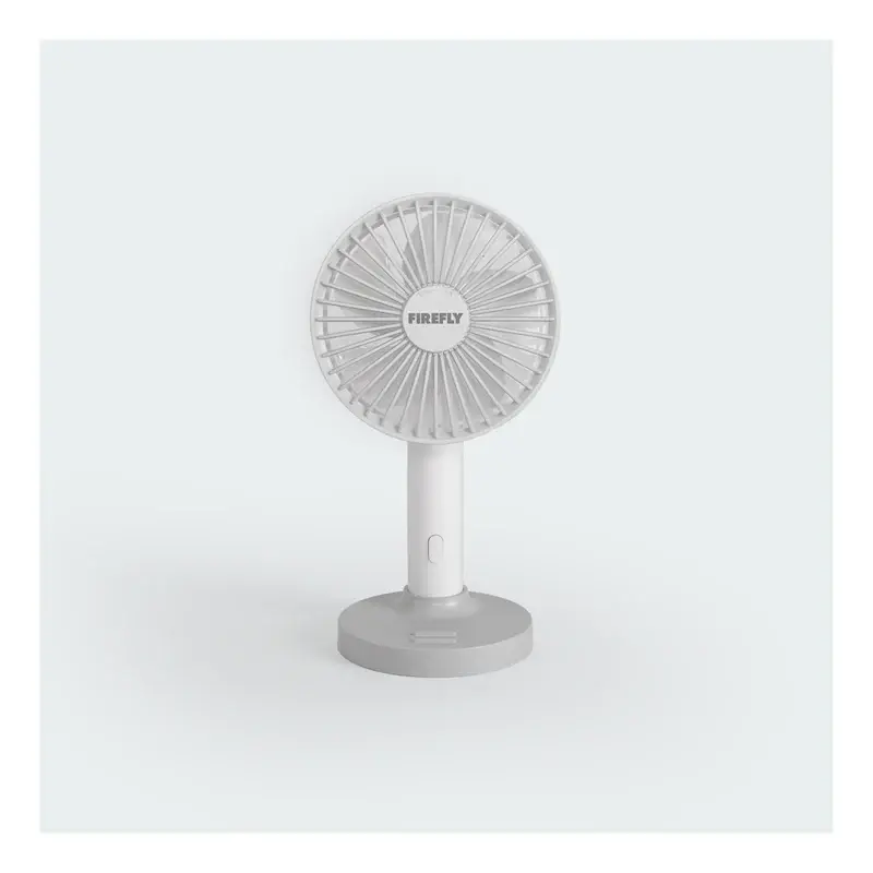 Firefly Portable Handy Stand Fan with Mobile Phone Holder 4W