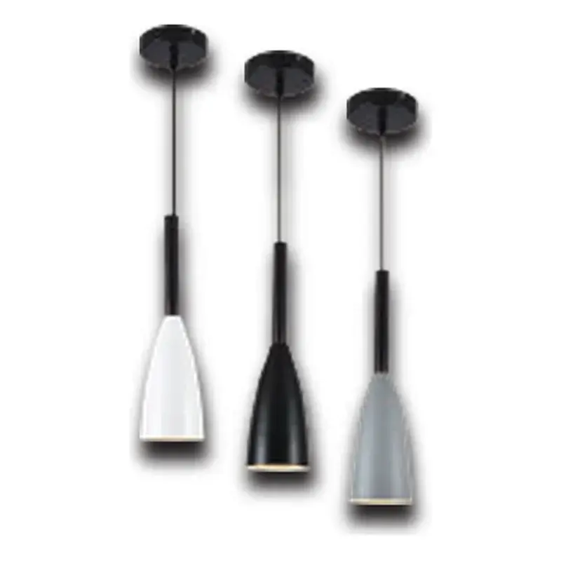 Firefly Kono Cone Pendant Lamp Black E27