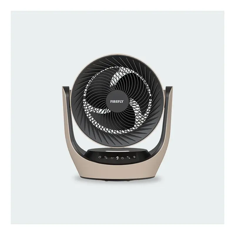Firefly Rechargeable Circulator Desk Fan AC/DC 15W with Night Lamp