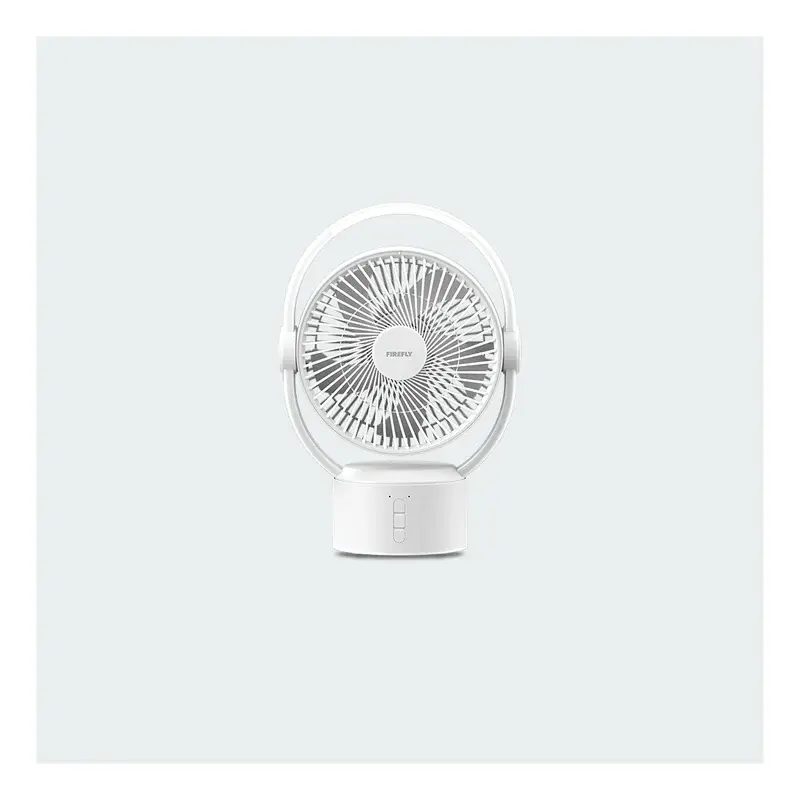 Firefly Rechargeable Circulator Fan with Night Lamp AC/DC 30W White