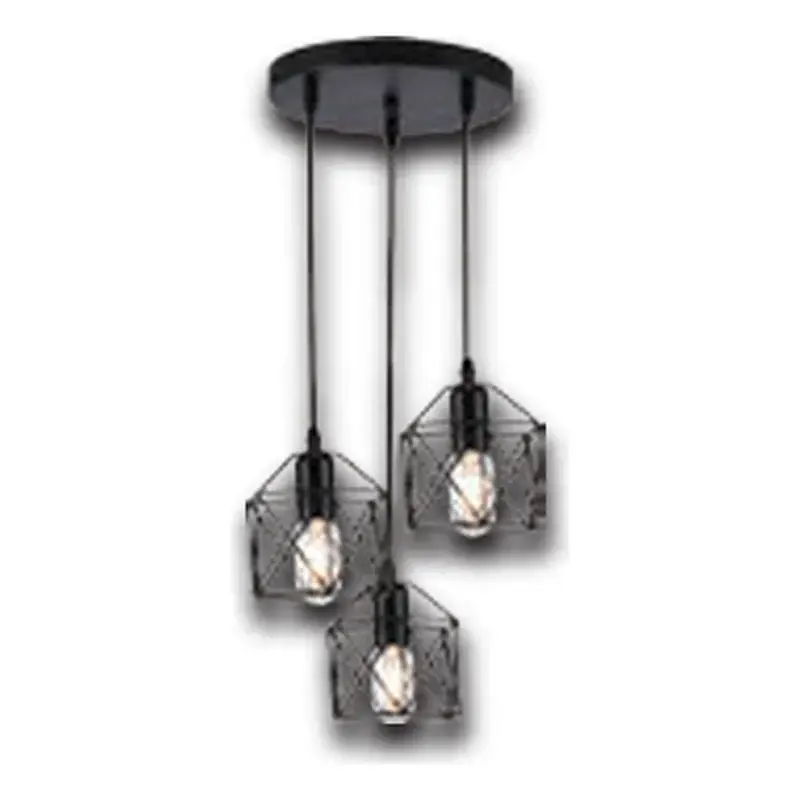 Firefly Sinag 3-Lamp Iron Vintage Pendant Lamp Circle Plate E27