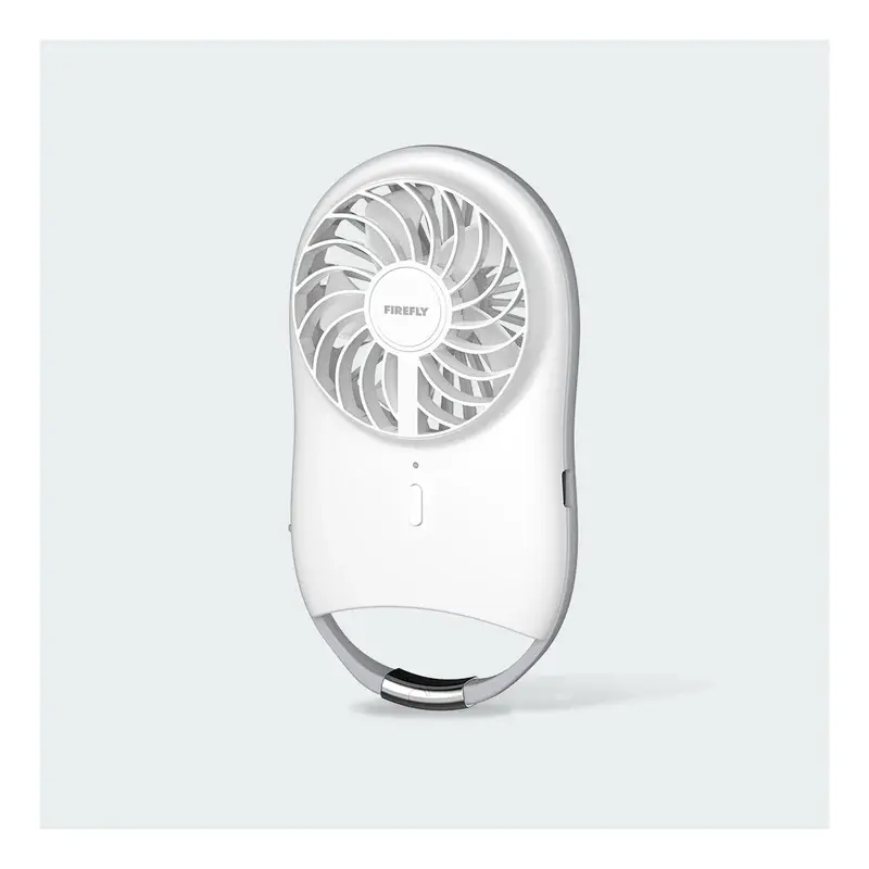 Firefly Rechargeable Slim Handy Fan with Buckle Beige