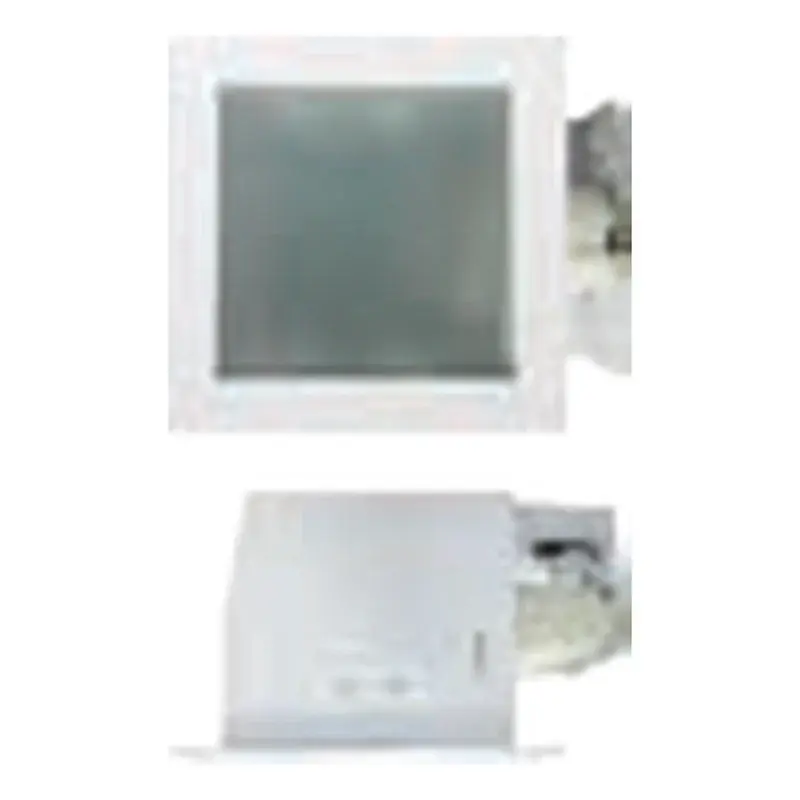 Firefly Square Horizontal Downlight Fixture Recessed with Full Frosted Glass 2xE27 6"