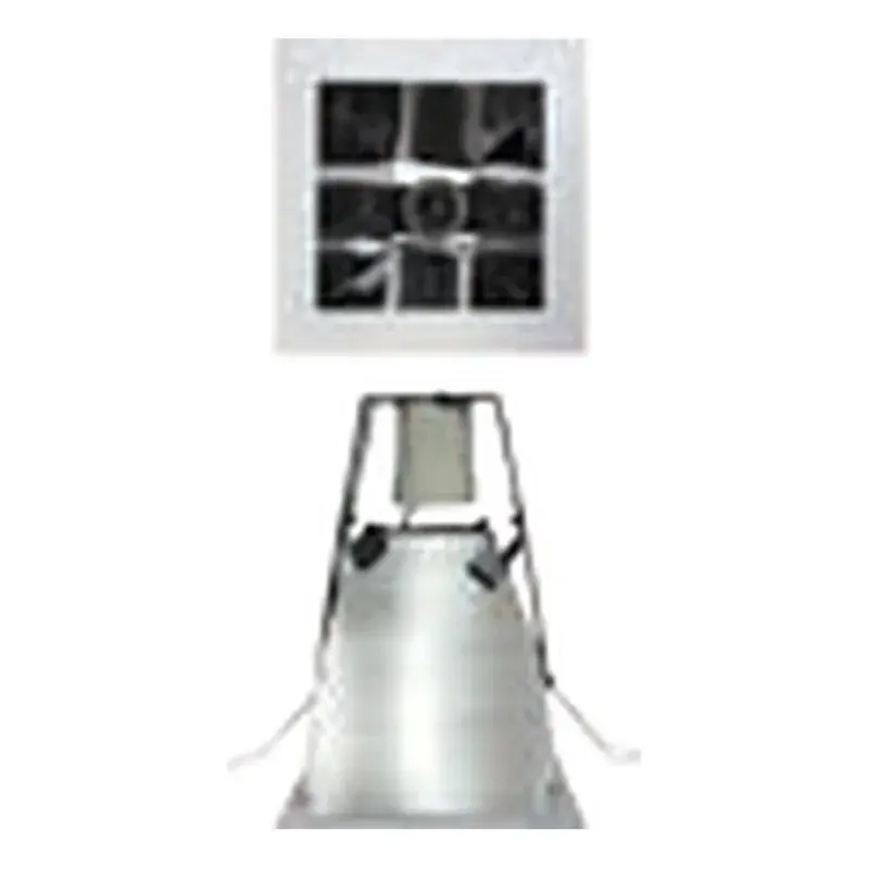 Firefly Square Vertical Downlight Fixture Recessed E27 4"
