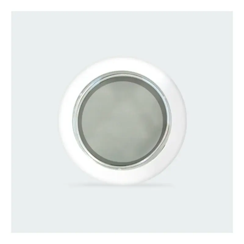 Firefly Vertical Downlight Fixture Recessed with Partial Frosted Glass E27 6" White