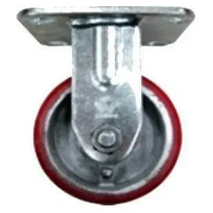 Butterfly #718 Fixed Polyurethane Caster 4" (Cap. 230kgs)