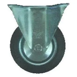 Butterfly #707 Fixed Rubber Caster 3-1/2" (Cap. 60kgs.)