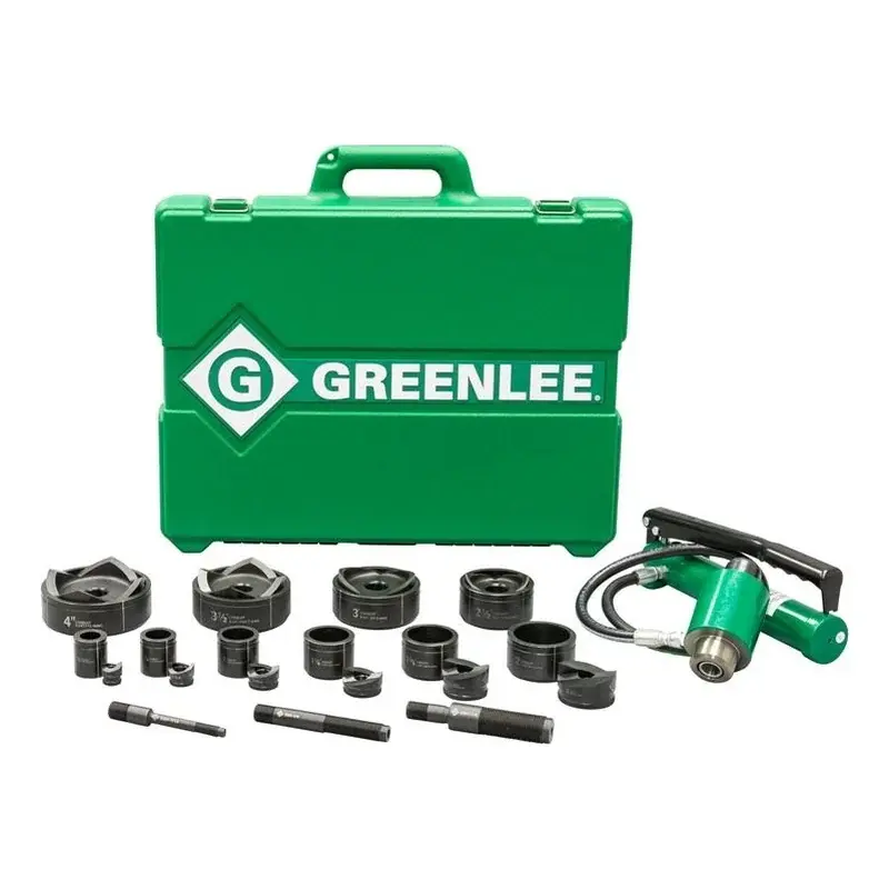 Greenlee Hydraulic-Manual Knockout Punch Kit 1/2"-4" Slug-Buster