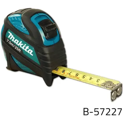 Makita Magnetic Steel Tape Measure 7.5m/25′ x 25mm