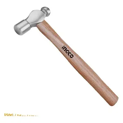 Ingco Ball Pein Hammer (Wooden Handle) HBPH04016-16oz