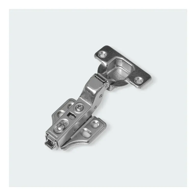 Herks Soft-Closing Concealed Hinge C2 Half Overlay Satin Nickel Pack of 2