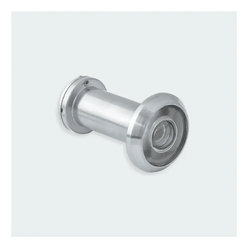 Herks Wide Door Viewer Zinc Alloy Satin Nickel