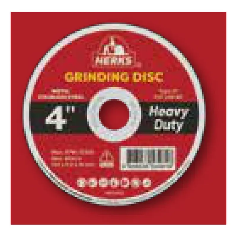 Herks 4" Grinding Disc Heavy Duty 100 x 6.0 x 16mm Metal/Inox Pack of 25