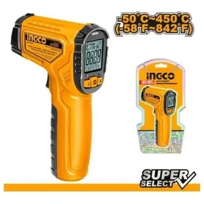 Ingco HIT0155028 Infrared Thermometer / Thermal Scanner (SS)