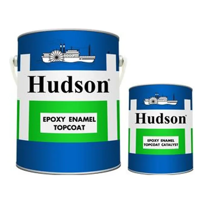 Hudson Epoxy Enamel Green With Catalyst 1L Set