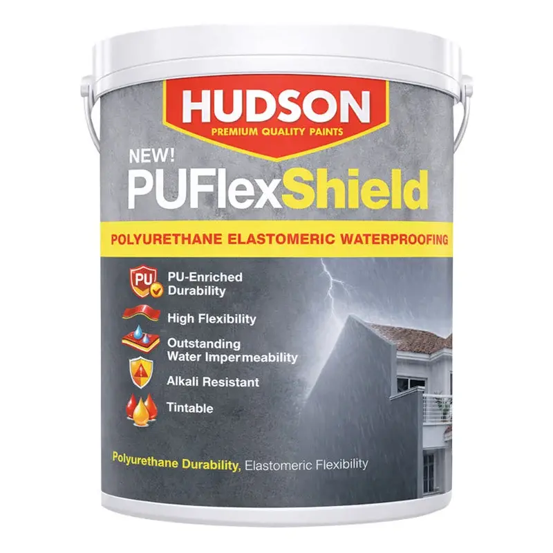 Hudson PU Flexshield Polyurethane Elastomeric Waterproofing 16L