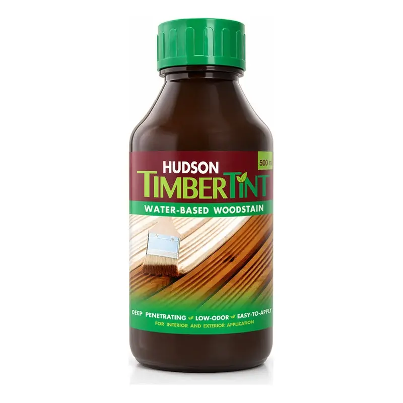 Hudson Timbertint Water Based Wood Stain Walnut 500ml