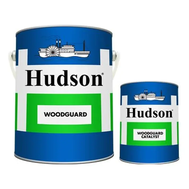 Hudson Woodguard Polyurethane Sealer With Catalyst 4L Set
