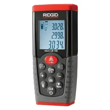 Ridgid micro LM-100 Laser Distance Meter / Range Finder
