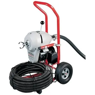 Ridgid K-1500SP-B Sectional Drain Cleaning Machine 1hp with 150ft C-11 Cable & Tools