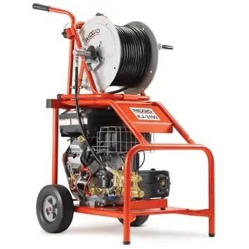 Ridgid KJ-3100 Water Jetter with H-38 Hose Reel