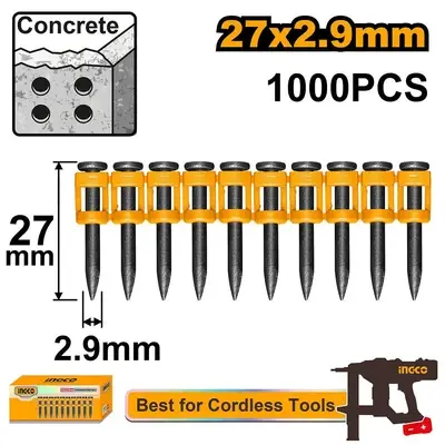 Ingco ANA02271 Continuous Firing Nails 27X2.9MM
