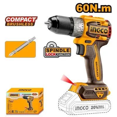 Ingco CDLI20602 60Nm Cordless Drill 20V
