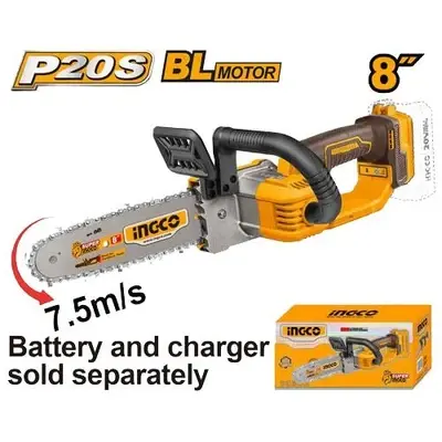 Ingco CGSLI2085 Cordless Chain Saw 20V 8" (Bare)