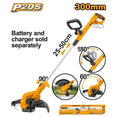 Ingco CGTLI20328 LI-ION Grass Trimmer 20V (Bare)