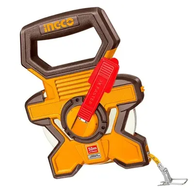 Ingco HFMT1850 Fiberglass Measuring Tape 50M X 15MM