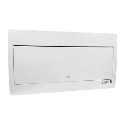Omni Panel Box for Mini Breaker 16-Pole Glossy White
