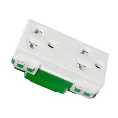 Omni Wide Series Duplex Universal Outlet with Ground 16A