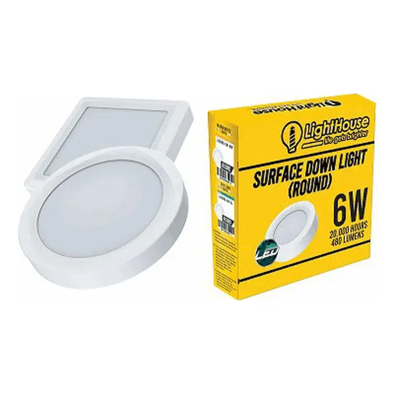 Lighthouse Surface Mounted Downlight LED Round Warm White 3000K 7" 12W