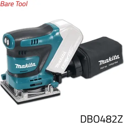 Makita DBO482Z 18V 1/4 Sheet Cordless Finishing Sander (LXT) (Bare) 112x102mm