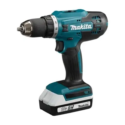 Makita DF488D005 18V 13mm Li-Ion Cordless Driver Drill with Accessories Set 74Pcs