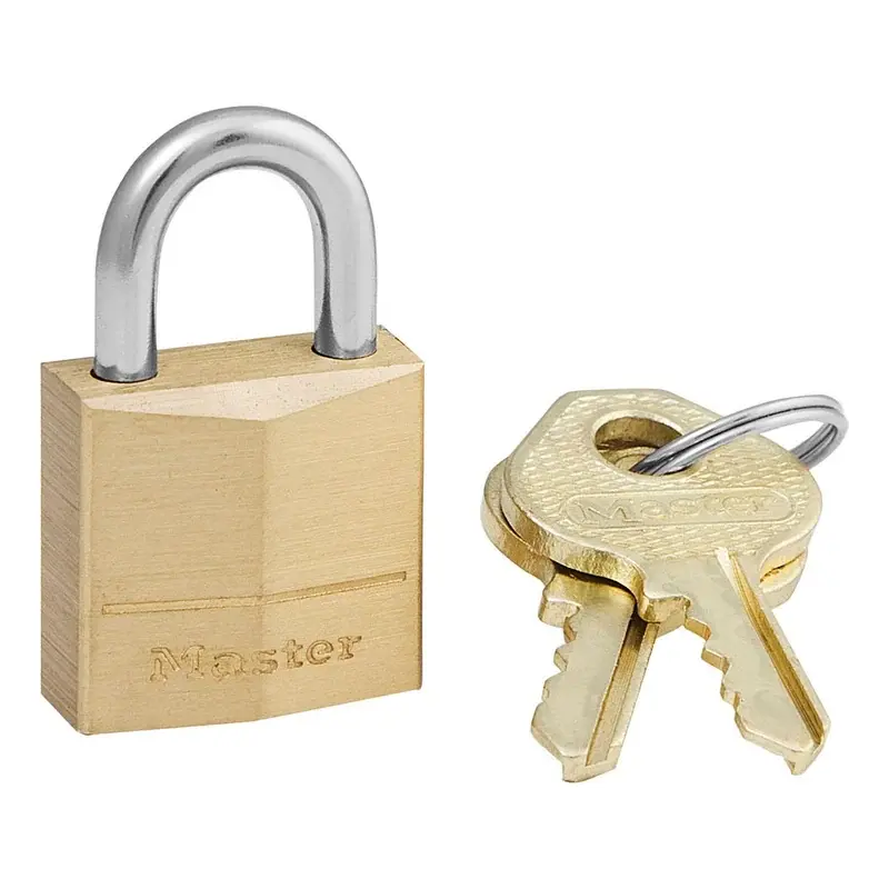 Master Lock Economy Series Solid Brass Padlock 19mm
