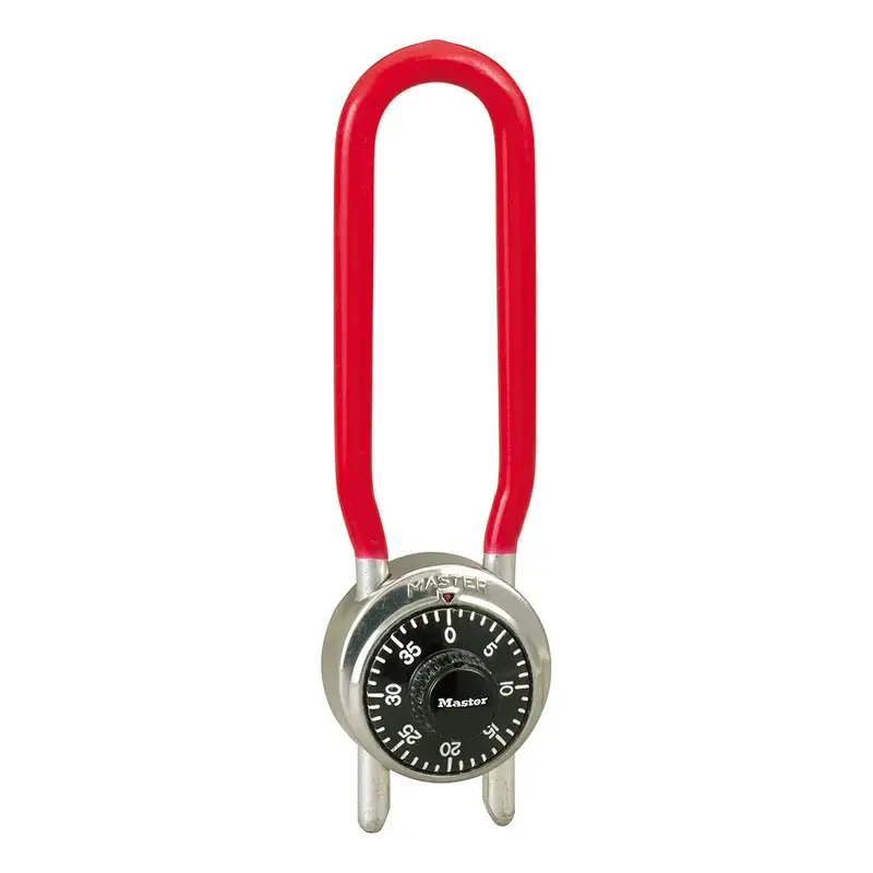 Master Lock Long Shackle Combination Padlock 1-3/8" with Dial