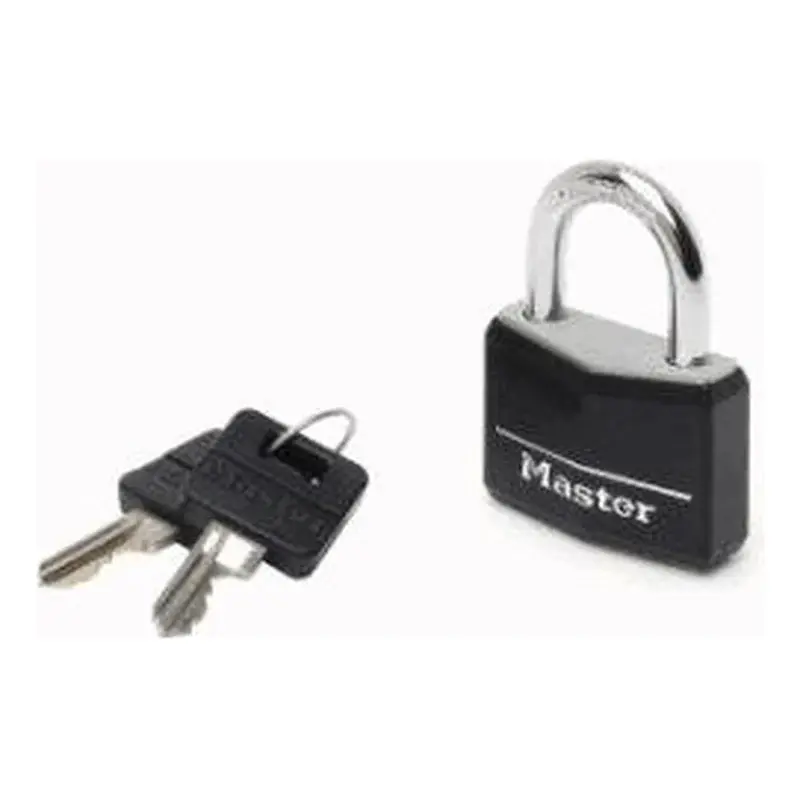 Master Lock Aluminum Padlock w/ Protective Vinyl Cover No. 9130BLKEURD 30mm