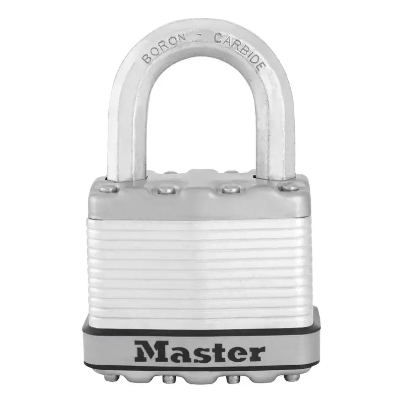 Master Lock Excell Series Short Shackle Padlock w/ 4 Keys No. M5EURD 50mm