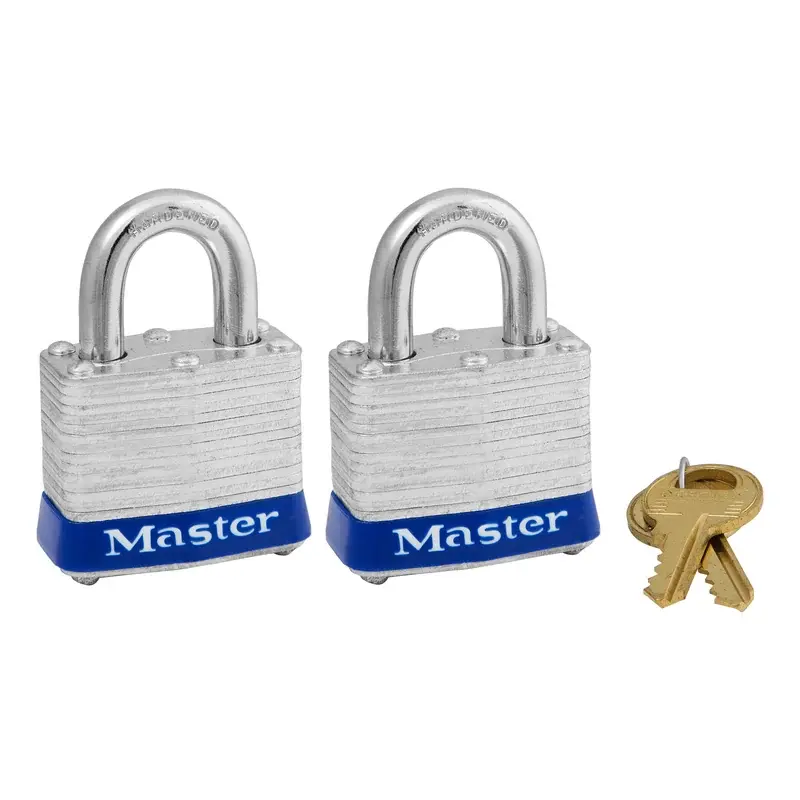Master Lock Laminated Padlock 2 pcs Key Alike No. 3T 43mm 2pcs