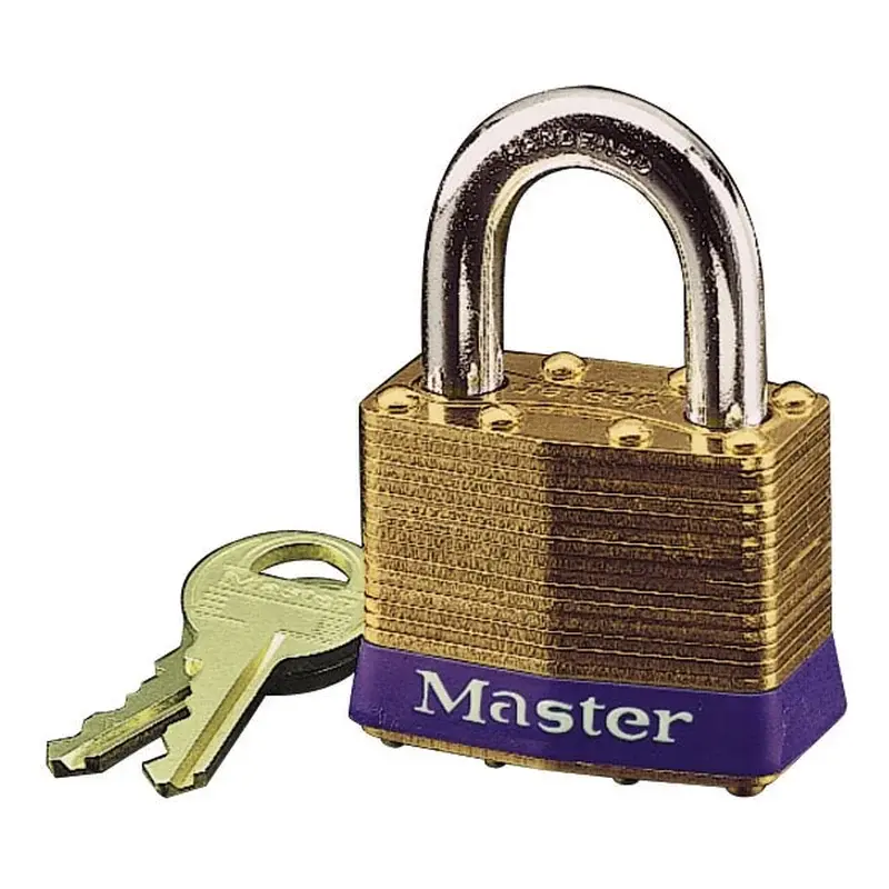 Master Lock Laminated Padlock Rust Proof w/ 2 Keys No. 2D 45mm