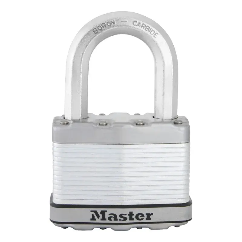 Master Lock Magnum Series Long Shackle Padlock w/ 2 Keys Alike No. M15XKADLFCCSEN 64mm