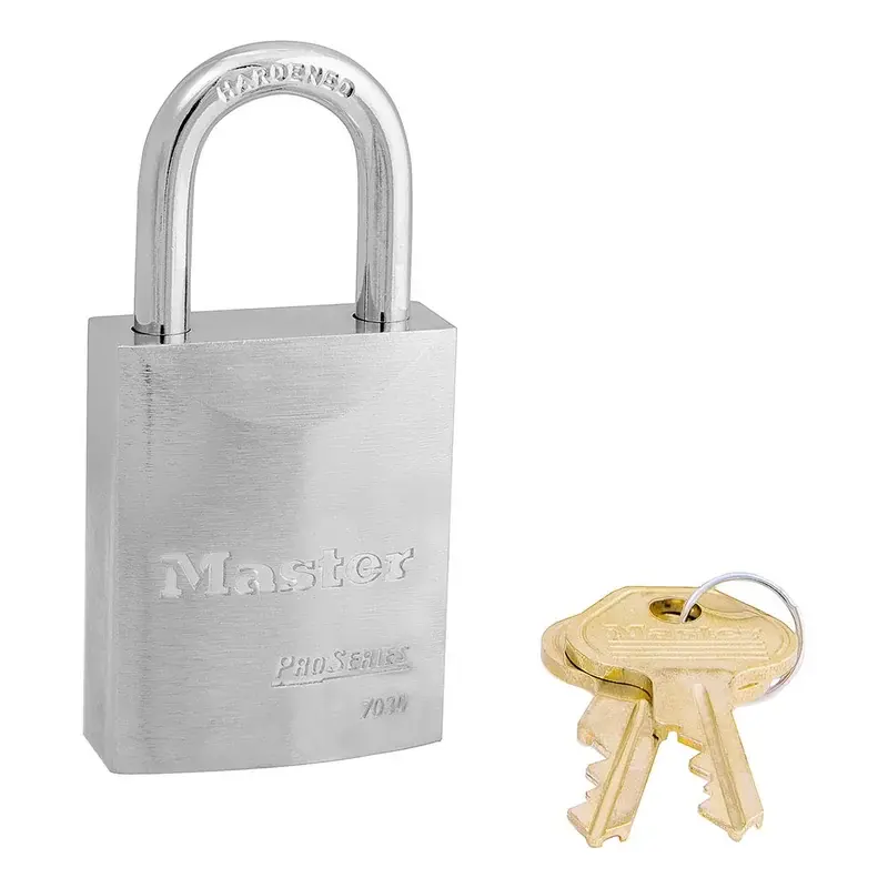 Master Lock Pro Series Stainless Steel Boron Alloy Long Shackle Padlock No.7030 40mm