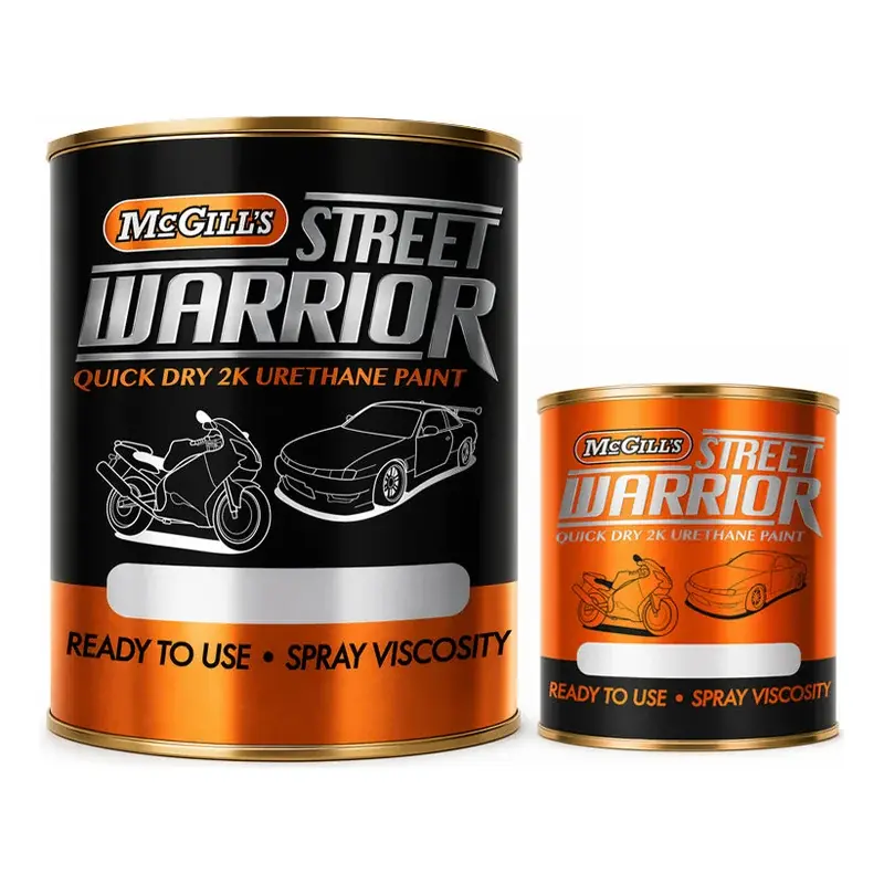 McGill's Street Warrior Tinting Color White With Topcoat Catalyst 1L Set