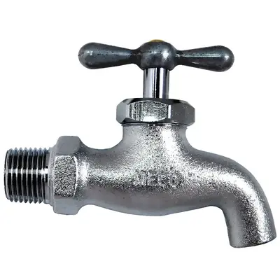 Meco 201CP Plain Bib Faucet (Chrome Plated) V201CP (Visual Pack)