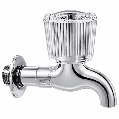 Meco 2213 Acrylic Handle Sink Faucet 4"